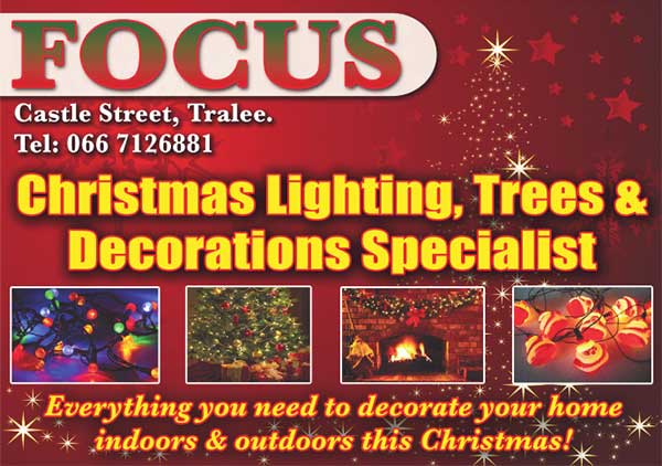 Focus Tralee Christmas Lighting, Trees and Decorations specialist